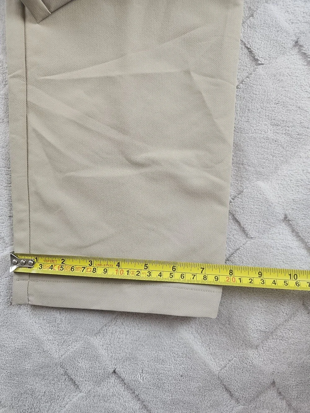 Banana Republic Traveler Pant Mens 38x34 Chino Tech Flat Front Beige